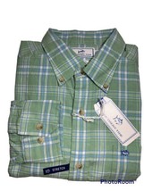 Southern Tide Men’s Skipjack L/S Linen Sport Shirt.Seaside Green Sz.M.MS... - £47.82 GBP