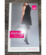 Medi Medical Compression Stockings Charcoal 15-20 mmHg Closed Toe, Size II - $47.05 CAD
