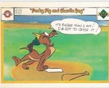 N) 1990 Upper Deck Looney Tunes Comic Ball Card #96/105 Porky Pig Magnet... - $1.97