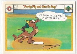 N) 1990 Upper Deck Looney Tunes Comic Ball Card #96/105 Porky Pig Magnet... - $1.97