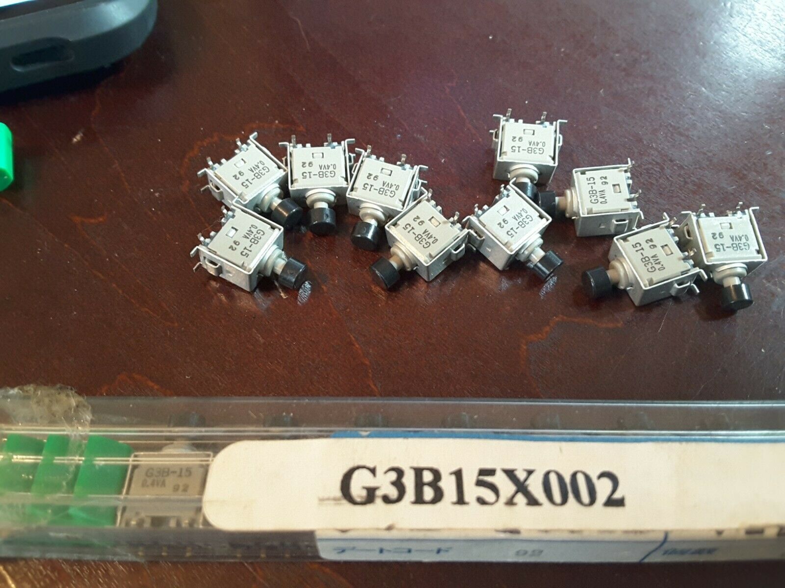 (10PCS) G3B15X002 G3B PUSHBUTTON SWITCH NKK NEW FROM  FACTORY TUBES SALE... - $18.51