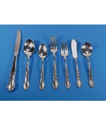 Rogers Flirtation 1959 Silver Plate Flatware Choice of Pieces-Floral  Sc... - $2.79+