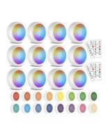RGB Wireless LED Puck Lights Color Changing Under Cabinet Counter Remote... - $40.73 CAD