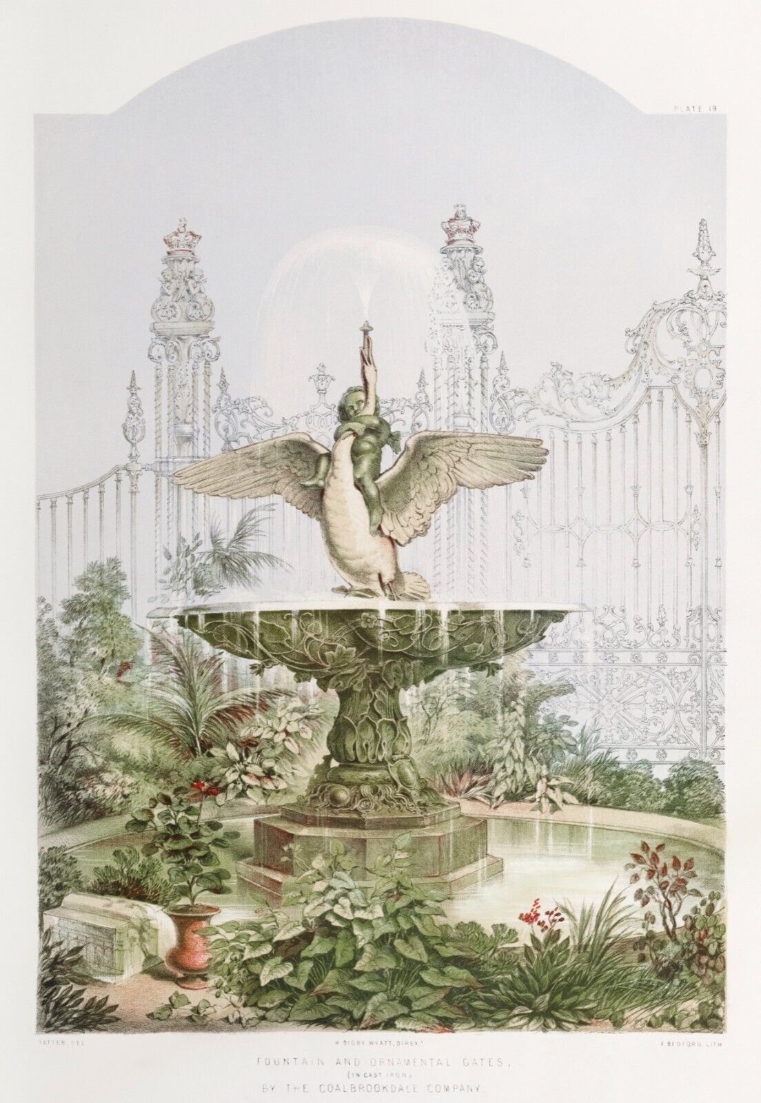 13904.Decor Poster.Room interior wall design.Victorian art object.Water ... - $16.20+