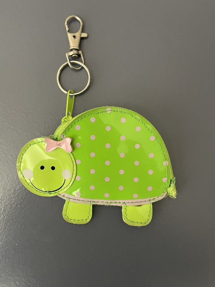 Unbranded Turtle Change Purse Wallet with Zipper/Key Chain - e668 - $4.95