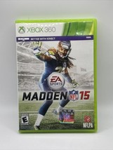 Madden NFL 15 (Microsoft Xbox 360, 2014)  Fast Free Shipping - $9.49