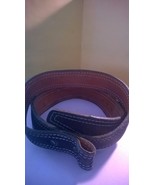 41&quot; Black Belt with White Thread Design - $13.61 CAD