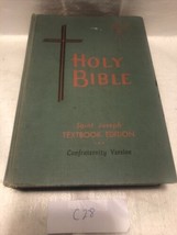 1963 Holy Bible St Joseph Textbook Edition Confraternity Version Hardcover  - £11.66 GBP