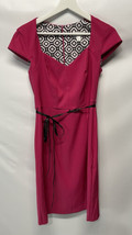 Dress Barn Sheath Dress Career Pink Stretch - £22.24 GBP
