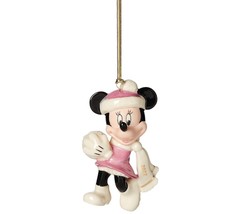 Lenox Disney 2022 Minnie Mouse Figurine Ornament Snow Games Snowball Fig... - $75.00