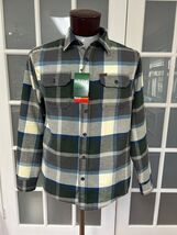 NWT Orvis Heavy Double Brushed Flannel Pinestreet Plaid Mens Medium Shirt - $29.99