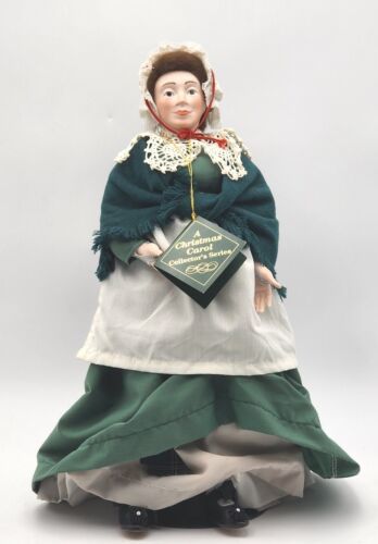 Dept 56 Mrs Cratchit Doll A Christmas Carol Collector's Edition 18” On Stand VTG - $46.74