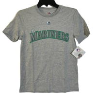 Majestic Bambini Robinson Cano Seattle Mariners Player T-Shirt Grigio M 10/12 - £10.40 GBP