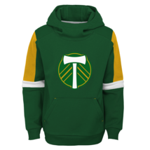 portland timbers FC MLS Youth size S/small Goalkeeper Team Pullover Hoodie PTFC - £22.64 GBP