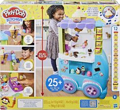 Play-Doh Kitchen Creations Ultimate Ice Cream Truck Toy Playset, Food Truck - £78.68 GBP