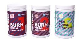 Triple Stack Burn 1, Burn 2,  Men Power&amp;Strength 280caps MHN MEGA SALE - $143.55