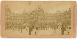 c1900&#39;s Stereoview Card The Great Cotton Exchange. Liverpool England - £18.53 GBP