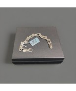 MIA Fiore U Link Sterling Silver Plated Bronze Italy Toggle Bracelet - $81.99 CAD