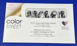 Color Street Nail Polish Strips Mystic Marble Long Lasting 16 Pack FDF278 - $9.77