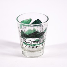 State of Vermont Cow Hills Forest Shot Glass Drinking Cup Drinkware - £7.09 GBP