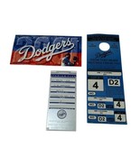 Vtg 2001 L.A. Dodgers Tickets Phantom Division Series Game #2 +Parking P... - $902.63 MXN