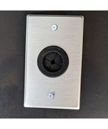 Metal Cable Wallplate 40488 with Rubber Grommet DSL Internet Phone Line - $19.80