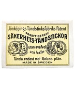 Jonkopings Patent Sweden Vintage Box Matches Swedish Import Collectible ... - $24.99