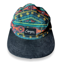 Empyre 5 Panel Hat Cap Aztec Southwestern Adjustable Strapback Cotton Blend - $14.84
