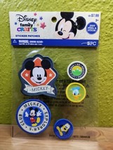 Disney Family Crafts PEEL &amp; STICK Mickey  Donald Duck and Pluto Sticker Patches - £11.67 GBP