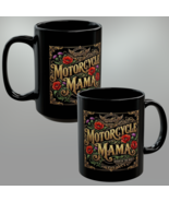 Motorcycle Mama Coffee Mug Queen of the Road Biker Mom Rider Novelty Gif... - $14.84+
