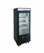 ATOSA MCF8726GR 1 ONE GLASS DOOR DISPLAY COOLER REFRIGERATOR CASTERS 24&quot;... - $2,544.16 CAD