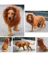 Large Dog Halloween Costume: Funny Lion Mane Wig with Ears for Dress-Up - £12.67 GBP