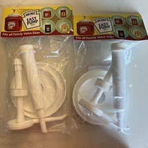 2 ct Heinz Family Value Size Easy Pump Push Dispensers New &amp; Sealed B-63 - $19.79