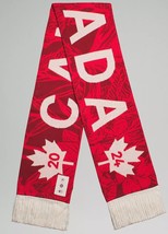 Lululemon Teamcanada Future Legacy Scarf~Dark Sport RED/SPICY/WHITE~NWT - £79.58 GBP