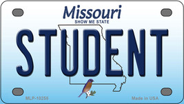 Student Missouri Novelty Mini Metal License Plate Tag - £11.70 GBP