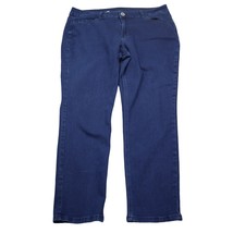 Hydraulic Pants Womens 16P Blue Petite Ankle Skinny Mid Rise Stretch Den... - $29.68