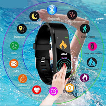 115 Plus Smart Fitness Tracker Waterproof Health  Sport Watch - £33.15 GBP