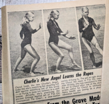2 Tabloid Full Page Clippings Cheryl Ladd Farrah Fawcett Stories September 1977 - £6.75 GBP