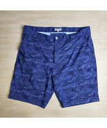 Peter Millar Golf Shorts Blue Camo Crown Sport Performance Stretch 10&quot; S... - €25,69 EUR