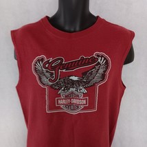 Harley Davidson Apache Junction AZ Muscle Shirt Medium Red - $24.95