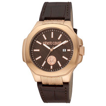 Roberto Cavalli Men&#39;s Classic Brown Dial Watch - RC5G050L0035 - £125.52 GBP