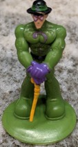 DC Comics The Riddler Miniature 2” Figure Collectible Green Batman Villian Toy - £2.35 GBP