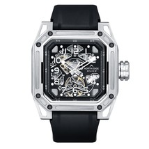 NORTH EDGE Space X Automatic Mechanical Steel Watch Waterproof 100M, Night Light - £119.62 GBP