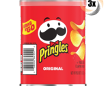 3x Cans Pringles Grab N&#39; Go Original Flavored Potato Crisps Chips Snack ... - $11.43