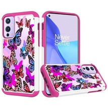 Beautiful Design Shockproof Case Cover For One Plus 9 Colorful Butterflies - £6.12 GBP