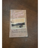 1949 Licenced Outfitters Province of Quebec Canada FRENCH &amp; ENGLISH BOOK... - £7.09 GBP