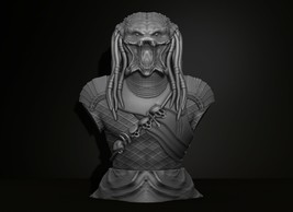 Predator Bust -- File Stl for 3D printing FDM - DLP created with ZBrush ... - £1.19 GBP