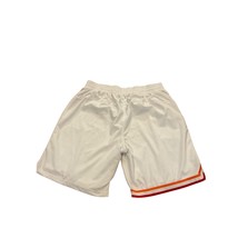 Adidas Miami Heat NBA Authentic Home Throwback White Basketball Shorts Men&#39;s 2XL - £63.38 GBP