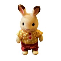 Calico Critters FATHER of Chocolate Rabbit Family Sylvanian Families 3.5 Inch - £6.92 GBP
