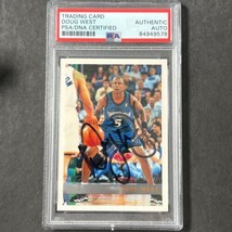 1997-98 Topps #162 Doug West Signed Card AUTO PSA Slabbed Minnesota Timberwolves - £39.95 GBP